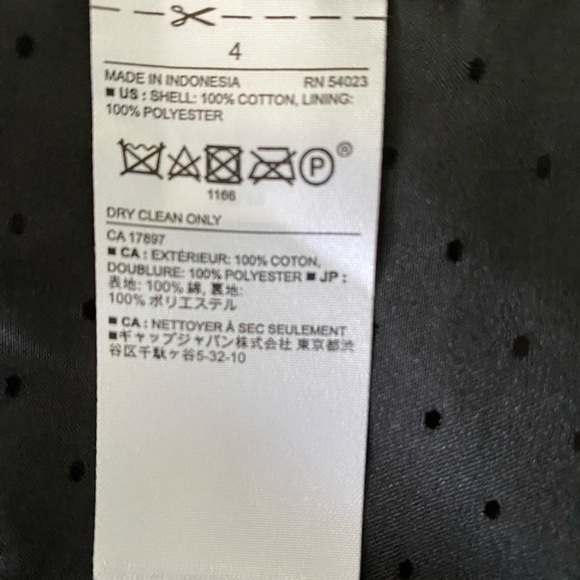 Banana Republic Geo Tweed Suit Jacket/Blazer - Size 4 - Picture 6 of 7